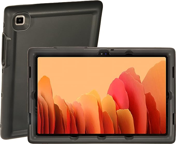 BobjGear Bobj Rugged Tablet Case for Samsung Galaxy Tab A7 10.4 inch 2020 Models SM-T500, SM-T505, SM-T507 Kid Friendly (Bold Black)