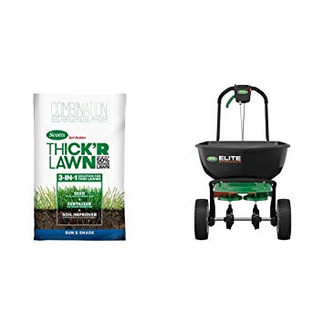 Scotts 30158 Turf Builder Thick'R Lawn Sun and Shade, 40 LB