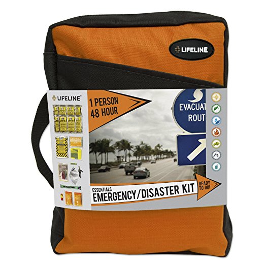 Lifeline 4045-NM Orange (1 Person 48 Hour) Essential Emergency Disaster Kit