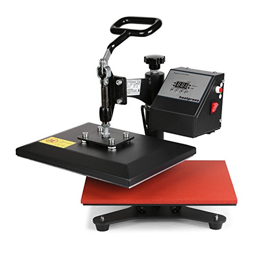 Mophorn Digital Swing Away Rigid Steel Heat Press Machine for T Shirts, 12x10 Inch