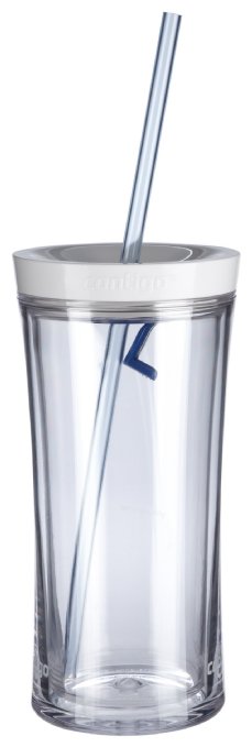 Contigo Shake and Go Tumbler, 16-Ounce, Clear