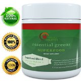 Best Raw Green Superfood Powder - Immunity  Energy Booster - Food-grade and Pure Ingredients - Vitamins Minerals and Antioxidants - Contains Spirulina Spinach Maca and Flaxseed By Maple Holistics30 Servings