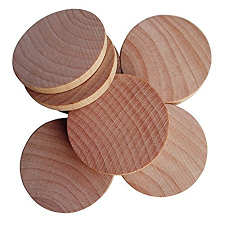 Axe Sickle 1.5 inches (50-pcs / 100-pcs / 200-pcs) Natural Schima superba unfinished round wood,These round wood coins The limitations are endless!(50-pcs)