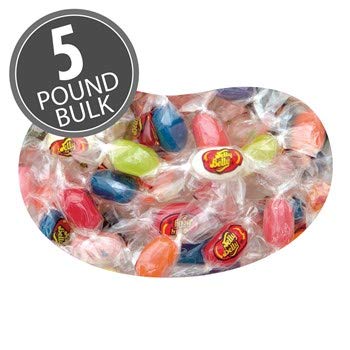 Jelly Belly 20 Flavor Jelly Beans Mix - 5 Pounds of Bulk, Loose, Individually Wrapped Candy - Genuine, Official, Straight from the Source