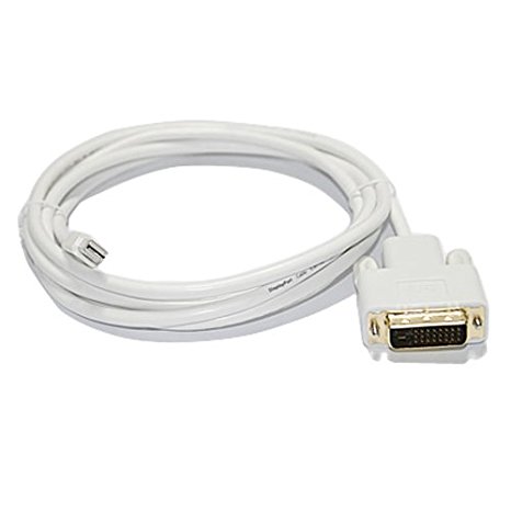 17399 Mini Display Port to DVI 6-Feet Male Adapter Cable for Apple Laptops