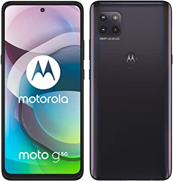 Motorola moto g 5G (tripla cam 48 MP, batteria 5000 mAH, 5G, 6/128 GB, Display 6.7" Max Vision Full HD , Dual SIM, Android 10), Volcanic Grey