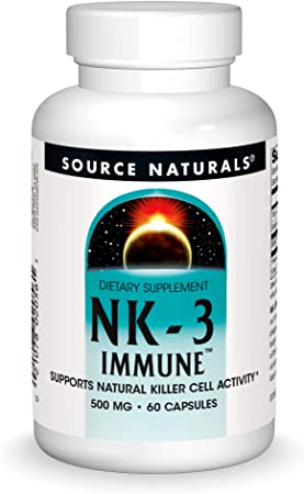 SOURCE NATURALS Nk-3 Immune 500 Mg Capsule, 60 Count