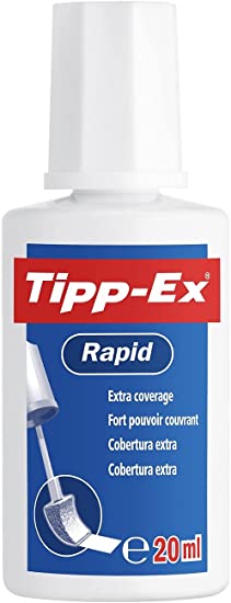 Tipp-Ex Correction Bottle, High Quality Correction Fluid, 20ml, Pack of 1