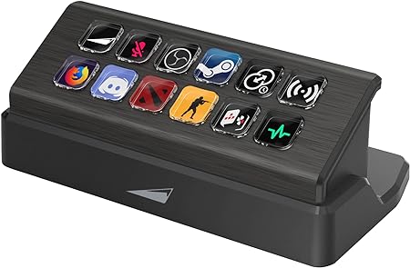 MOUNTAIN DISPLAYPAD - The Streaming and Content Creation Controller with 12 Customizable Tactile Display Keys