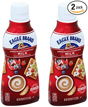 Eagle Brand Sweetened Condensed Milk Squeeze Bottle, 14 oz (2)