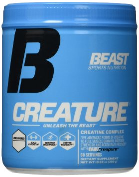 Beast Sports Nutrition Creature Creatine Complex, Unflavored, 10.58 Ounce