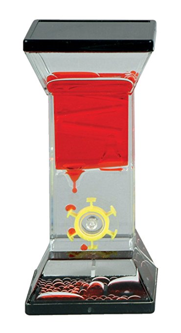 Single Wheel Drop Liquid Motion Desk Toy- Colors Assorted
