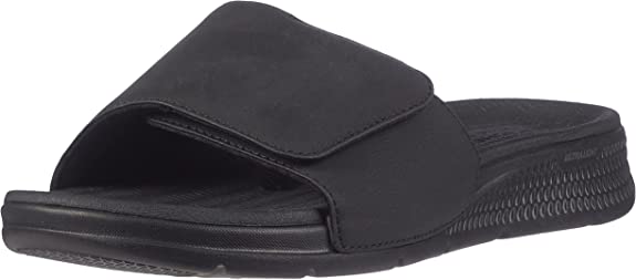 Skechers Men's Go Consistent Slide Sandals – Athletic Beach Shower Shoes with Foam Cushioning