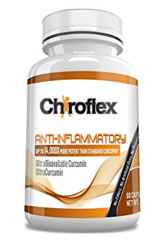 ChiroFlex 60ct: Clinical Strength Curcumin Anti-Inflammatory