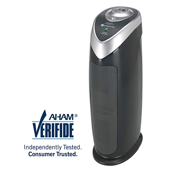 GermGuardian AC4820 22” 3-in-1 True HEPA Filter Air Purifier for Homes | Filters Allergies, Smoke, Dust, Pet Dander, Pollen, Odors | Germ Guardian
