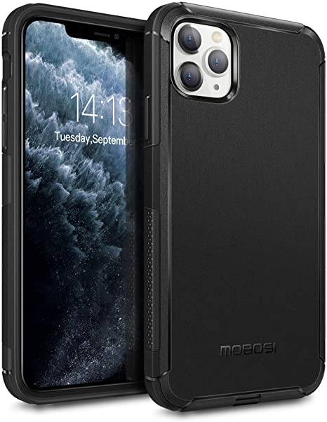 MOBOSI Designed for iPhone 11 Pro Max Case (Black)