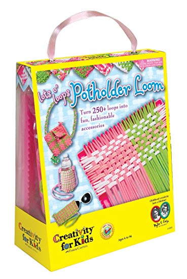 Creativity for Kids Lot's O'Loops Potholder Loom - Weaving Loom for Kids