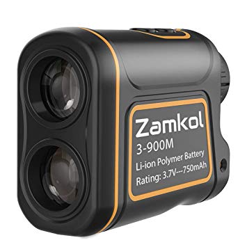 Zamkol Golf Laser Rangefinder, 1000 Yards Laser Rangefinder,IP54 Laser Binoculars for Hunting,Multi-Function Hunting Rangefinder