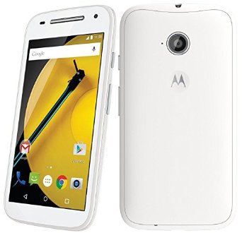 Motorola Moto E XT1521 (2nd Generation) Unlocked DUAL SIM 8GB Factory Unlocked 4G Phone - (International Version - No Warranty) - White