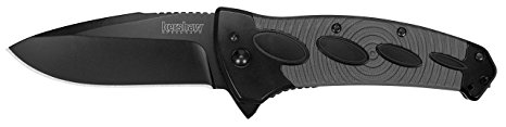 Kershaw Identity Tactical Drop Point Pocket Knife (1995), Features SpeedSafe Assisted Opening, Frame Lock, Reversible Deep Carry Pocket Clip and Textured Handle