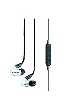 Shure SE215SPE-W-BT1-EFS Special Edition Bluetooth Enabled Sound Isolating Earphones, White