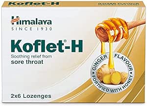 Himalaya Koflet H Lozenges (Ginger) - 10 X 6s