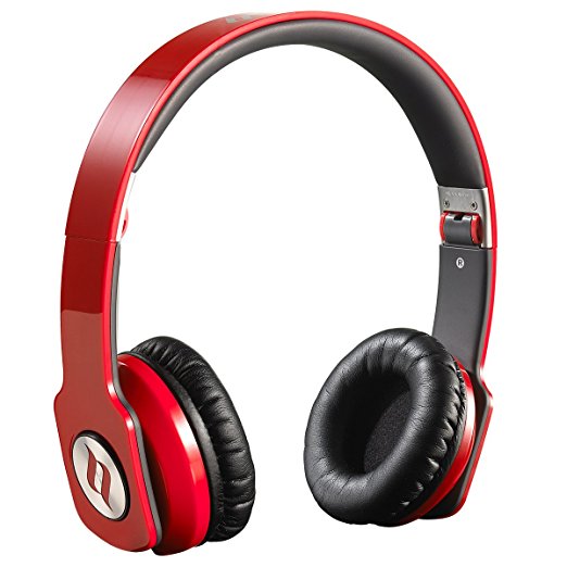 [Cnet Pick] Noontec ZORO HD On Ear Headphones Audiophile Hi-Fi Sound SCCB Acoustic Technology Foldable Light Weight - Red