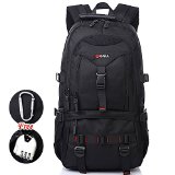 KAKA Waterproof Backpack Climing Traveling Knapsack Bag 35L Coded Lock Free 2020
