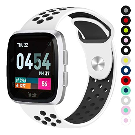 Compatible for Fitbit Versa | Soft Silicone Replacement Sport Band for New Fitbit Versa Smart Watch