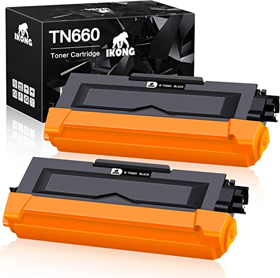 IKONG TN-660 TN-630 Compatible Replacement for Brother TN630 TN660 high Yield Toner Cartridge use with HL-L2300D HL-L2360DW HL-L2320D DCP-L2520DW DCP-L2540DW MFC-L2707DW MFC-L2700DW Printer