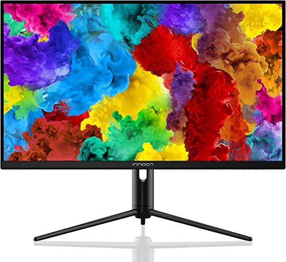 INNOCN 32" 4K Computer Monitor USB C IPS Display 95% DCI-P3 HDMI 2.0 Monitor 60Hz HDR400 1.07B+ Colors PC Monitor with Speakers, Height Adjustable, Narrow Bezels, Wall Mountable, Black - 32C1U