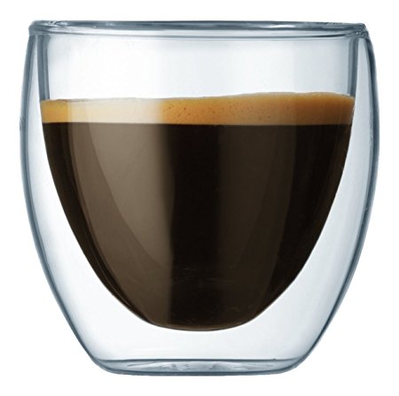 Bodum PAVINA Double Walled Thermo Glasses 0.08 L, 2.5 oz, Pair