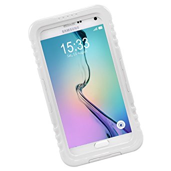 Galaxy Note 4 Waterproof Case, Vcloo® Galaxy Note 4 Waterproof Case, Dust Proof, Snow Proof, Shock Proof, Heavy Duty Carrying Cover Case for Samsung Galaxy Note 4 with Transparent Screen Protector (White)