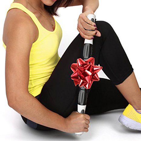 Best Massage Muscle Roller Stick Because it Works... Instant Relief of Leg Tightness, Cramping & Soreness Post Exercise