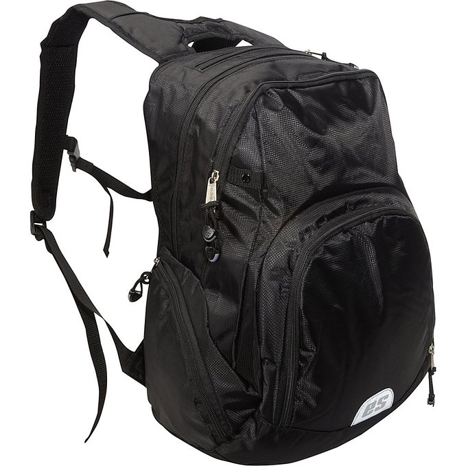 Eastsport Backpack with Electronic and Cooler Pockets Black