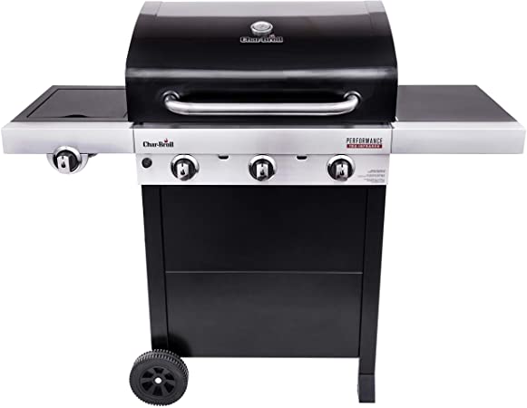 Char-Broil 463280019 3-Burner Cart Style Gas Grill, Black