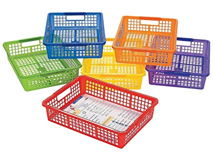Classroom Storage Baskets With Handles - Office Fun & Office Stationery by Fun Express