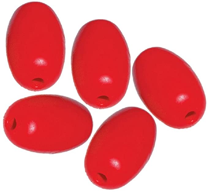 Kwik Tek Orange Cycle Parts Red Floats for Pools, Water Ski Ropes, Anchor Lines, Marker Buoys, Crab Traps, Boats and More 5 Pack F-5R
