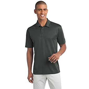 Men's Short Sleeve Moisture Wicking Silk Touch Polo Shirt