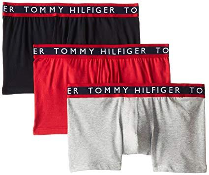 Tommy Hilfiger Men's Underwear 3 Pack Cotton Stretch Trunks