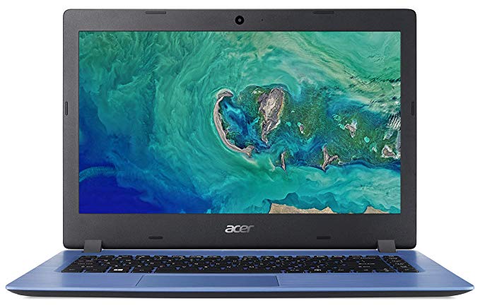 Acer Aspire 1 A114-32 14-inch Laptop - (Intel Celeron N4000, 4GB RAM, 64GB eMMC, HD Display, Windows 10 in S Mode, Blue)