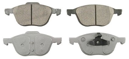 Wagner ThermoQuiet QC1044 Ceramic Disc Pad Set With Installation Hardware, Front