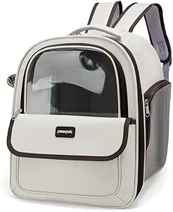 Pet Carrier Backpack, Airline-Approved for Cats and Puppies, Designed for Travel, Hiking, and Outdoor Adventures Black