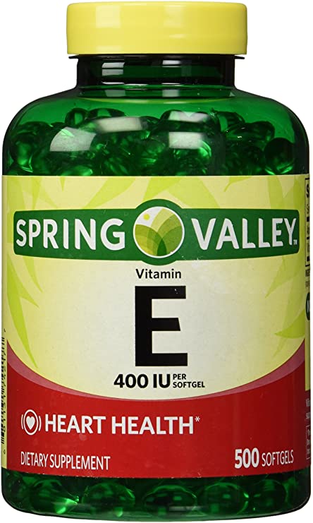 Spring Valley E Vitamin Dietary Supplement 500 ct