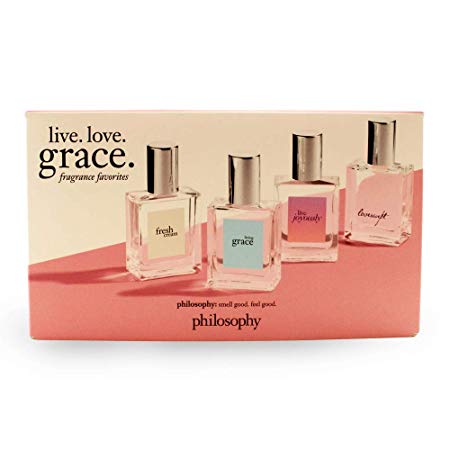 Philosophy Fragrance Favorites 4 Piece Gift Set. Fresh, Grace, Joyously & Loveswept