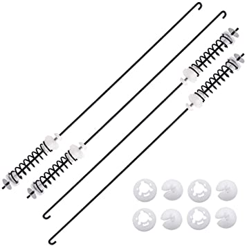 W10780048 Washing Machine Suspension Rods Kit by AMI PARTS Compatible with Washer-Replaces W10257087,W10257088,W10349191(4pcs）