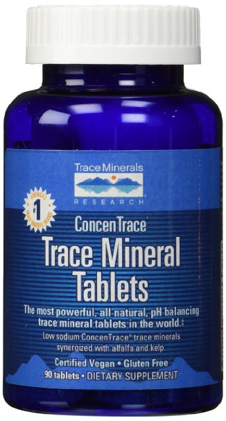 Trace Minerals Research - Trace Mineral Tablets - 90 Tabs