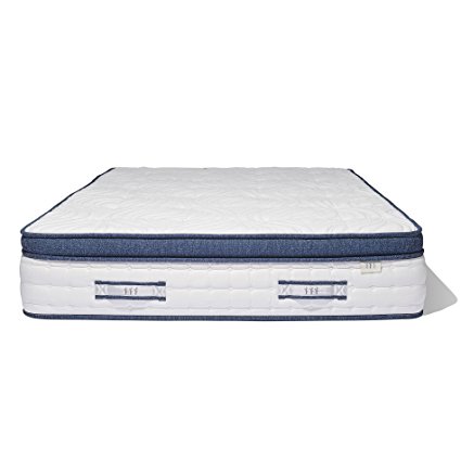 Brentwood Home Oceano Wrapped Innerspring Mattress, Made in California, Twin