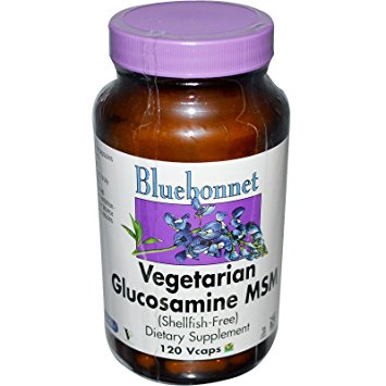 Vegetarian Glucosamine plus MSM (Shell-Fish Free) 60vcap 2-Pack