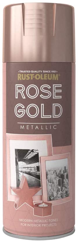 Rust-Oleum AE0533400UK Spray Paint, Rose Gold